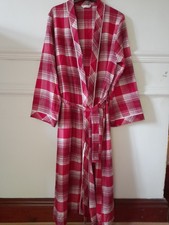 Cyberjammies  Red Tartan Brushed Cotton Dressing Gown Christmas ?  UK 10 NEW