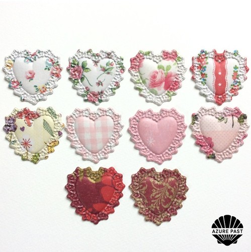 Embossed die cuts - 10,