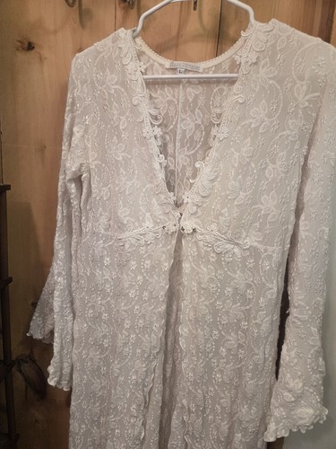 Claire pettibone white floral - white,