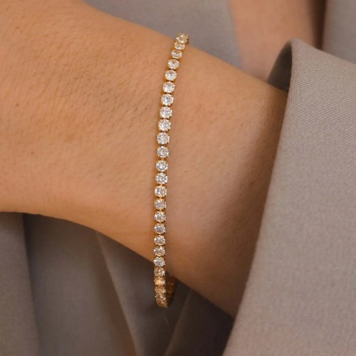 Gold plated 2mm - gold,