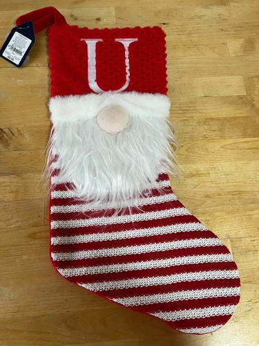 Red christmas gonk stocking - red,