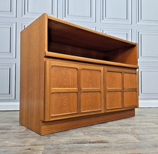 Retro Vintage Nathan Teak Cabinet Cupboard Sideboard - Mid Century - Wooden -MCM