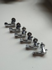 Machine Heads, Gotoh Style (not Gotoh), 6-inline, Chrome, 45 Degree Screw Angle