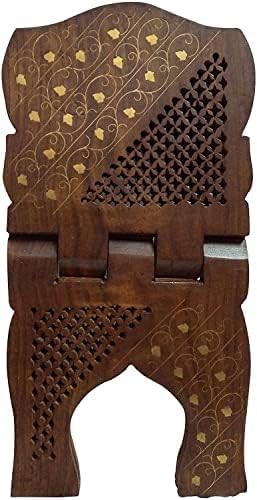 Wooden handmade quran geeta - handmade,