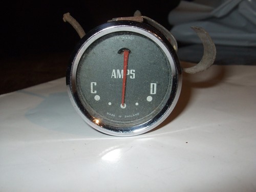 Classic car ammeter - car,