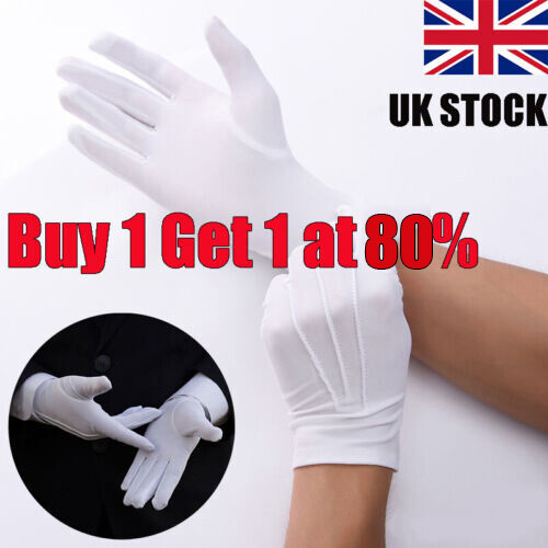 1pair white formal gloves - 1pair,