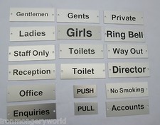  SATIN ALUMINIUM TOILETS PUB