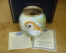 Boxed Ltd Ed Moorcroft Enamels