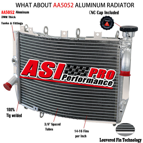 Aluminium radiator for - radiator,