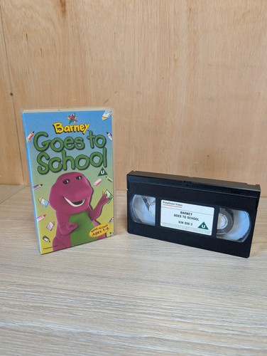 Barney goes school vhs - barney,