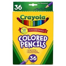 Crayola Coloured Colouring Art Pencils (Pack of 36)