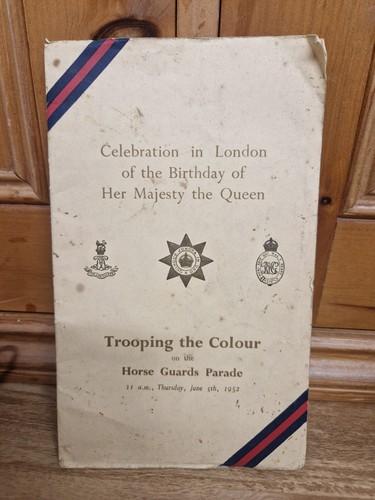 Vintage 1952 trooping the - trooping,