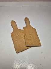 Pair Wooden Butter Pats