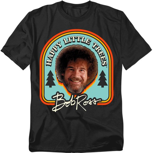 Bob ross little - trees, badge