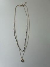 Fossil Necklace Beaded and