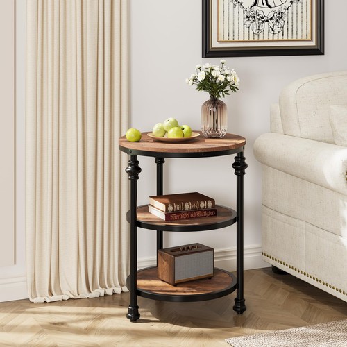 Tier round compact sofa side - round,