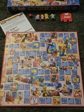 Vintage Jumbo Bob the Builder Children’s Race Board Game Job Bob 1998 Complete