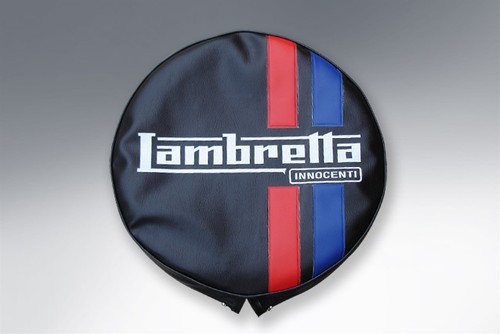 Lambretta spare wheel cover - cover, in
