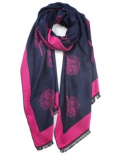 Woman Lady Boutique Elegant Cashmere Blend Tree of Life Print Winter Scarf UK