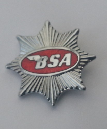 Bsa enamel lapel - pin, badge