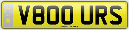 Ours number plate - oh,