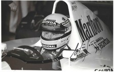 AYRTON SENNA SIGNED AUTOGRAPH