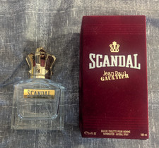 Jean Paul Gaultier Scandal Pour Homme 100ml EDT Spray- EMPTY BOTTLE + BOX READ!!