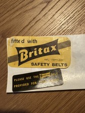 Classic Car Britax Seat Belt