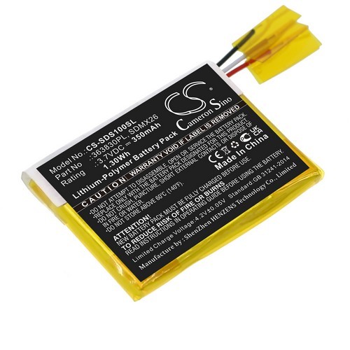 Battery for sandisk 363830pl - battery,