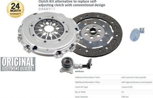 Adl clutch kit with csc - clutch,
