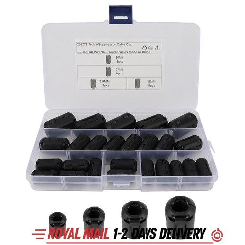 25x clip ferrite - clip, core
