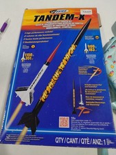 Estes ES1469 Tandem-X E2X/Skill 1 Model Rocket Launch Set New Opened Complete