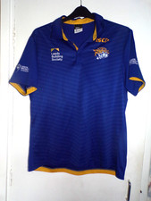 leeds rhinos isc rugby league training shirt xl good cond