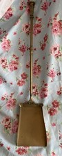 Vintage Brass Fire Companion Long Handled Shovel Fireplace Coal Log Burner Ash