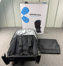 UPPAbaby Vista RumbleSeat Black Toddler Seat with Canopy & Mesh Bug Shield 2017