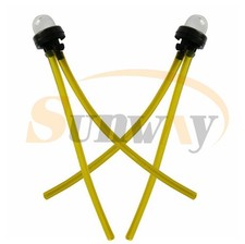 2x Snap In Primer Bulb Pump Fuel  Pipe For Stihl Ryobi McCulloch Honda Husqvarna