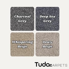 Serenity 17.5mm Deep Saxony Pile Carpet with Action Back, 19.5mm Total Height