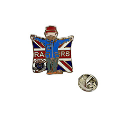 GLASGOW RANGERS FOOTBAL FAN CASUAL ENAMEL PIN BADGE FRREE UK 48HR POST