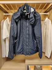 SUPERDRY WINDCHEATER TECH LARGE SLATE COAT JACKET FLEECE LINED MULTI ZIP MENS