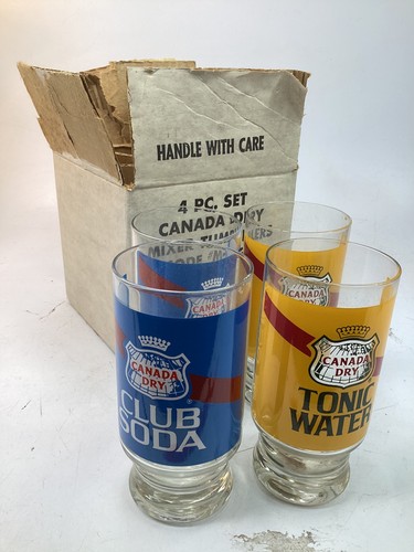 Canada dry glasses - 4,