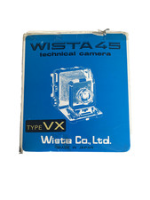 Wista 45 VX Technical 5"x4" film camera, Black, Excellent condition