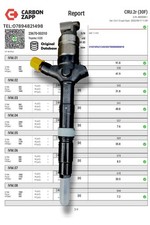 TOYOTA AVENSIS COROLLA 2.0 D4D DIESEL INJECTOR DENSO  23670-0G010 RECONDITIONED