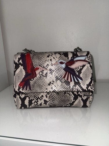 Snakeskin bag mango - snakeskin, new