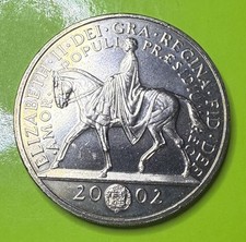 2002 Queen Elizabeth II Golden Jubilee £5 Five Pound Coin Crown UK Royal Mint