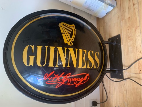 Guinness illuminated pub - illuminated,