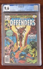 THE DEFENDERS #53 CGC 9.6 MCU 1977 1ST CAMEO APP LUNATIK GEORGE PÉREZ COVER
