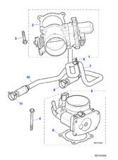Jaguar Throttle Body Gasket