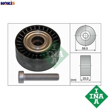 DEFLECTIONGUIDE PULLEY VRIBBED