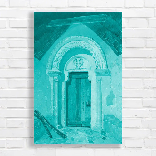 Vintage bohemian archway teal - vintage,