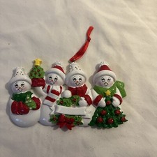 Personalised Hanging Snowman
